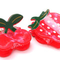 Cherry & Strawberry Mini Hair Clips Set