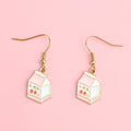 Cherry Milk Earrings