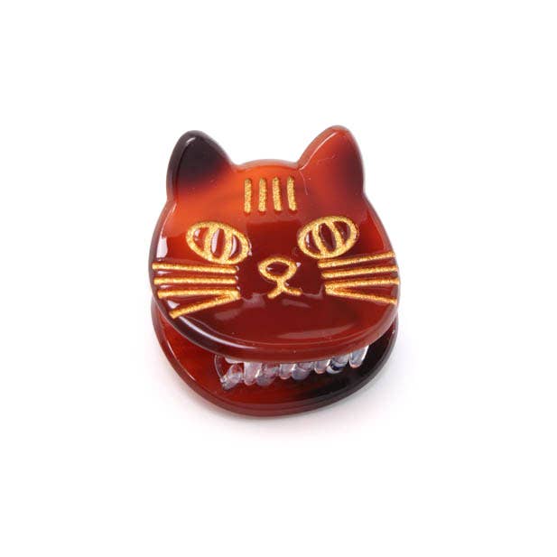 Cat Mini Hair Clips Set