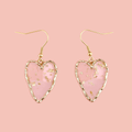 Caught A Vibe Heart Earrings