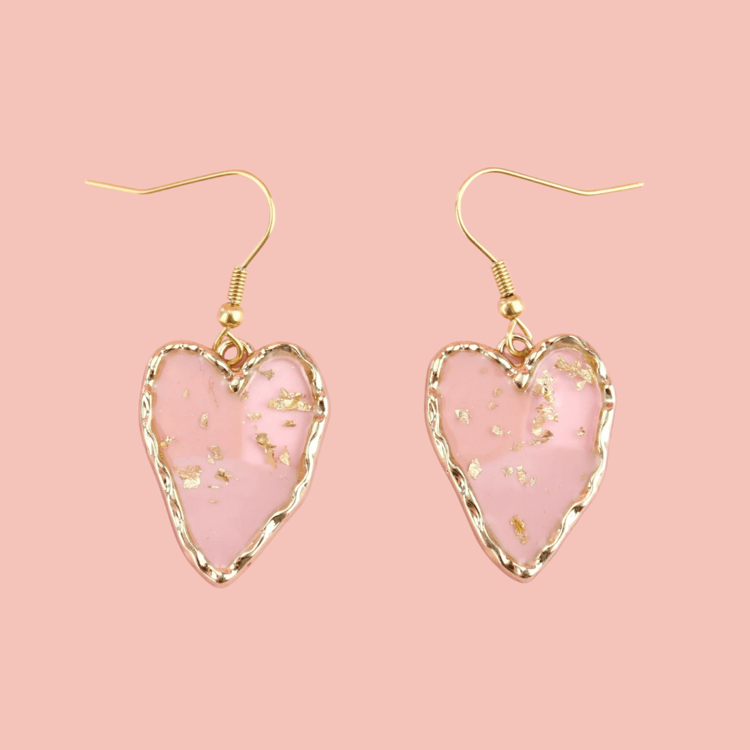 Caught A Vibe Heart Earrings