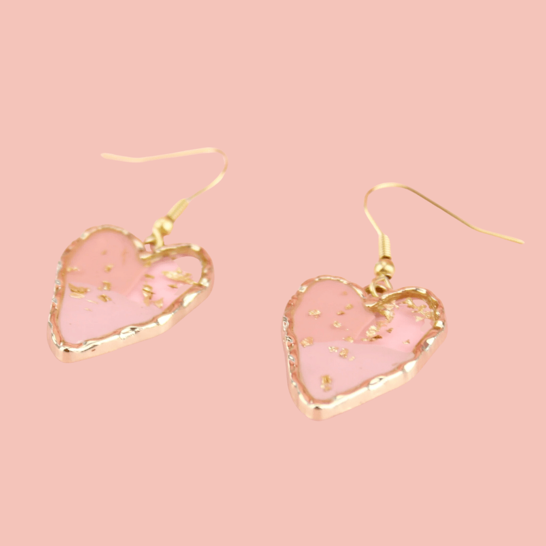Caught A Vibe Heart Earrings