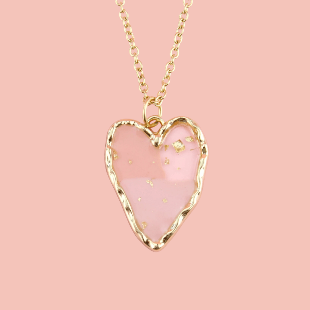 Caught A Vibe Heart Necklace