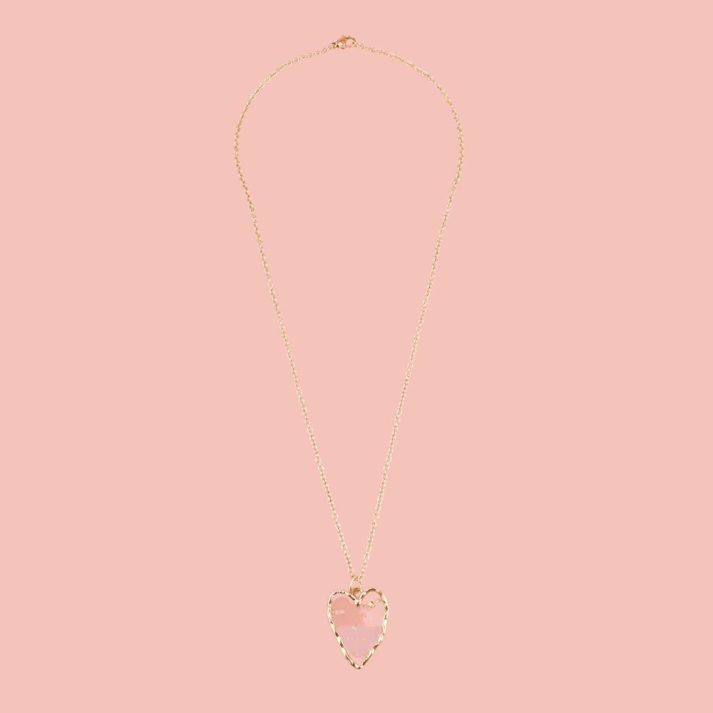 Caught A Vibe Heart Necklace