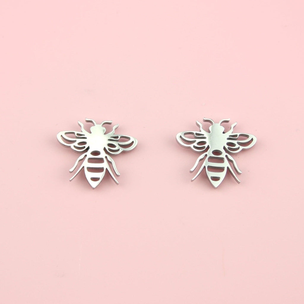 Buzzy Bee Stud Earrings (Stainless Steel)