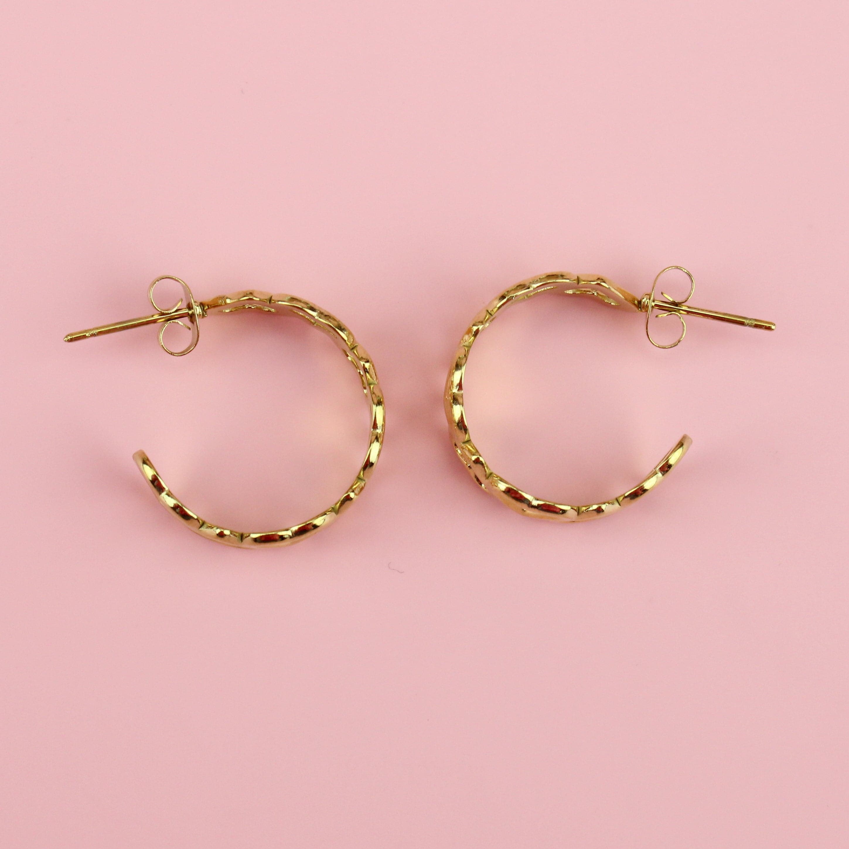 Change Of Heart Hoop Earrings (Gold plated)
