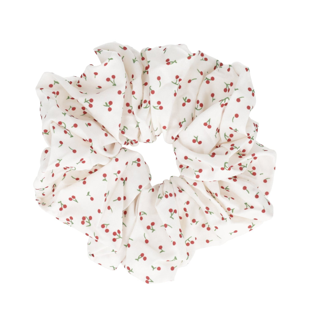 Cherry Print Scrunchie
