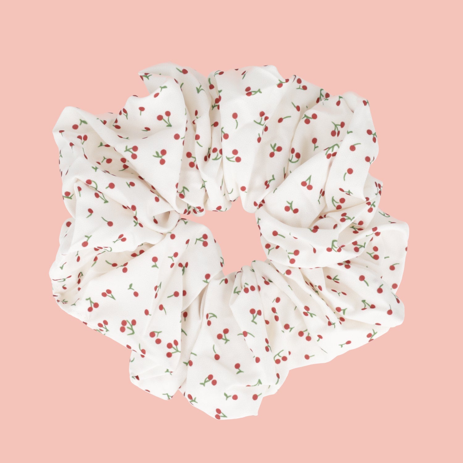 Cherry Print Scrunchie