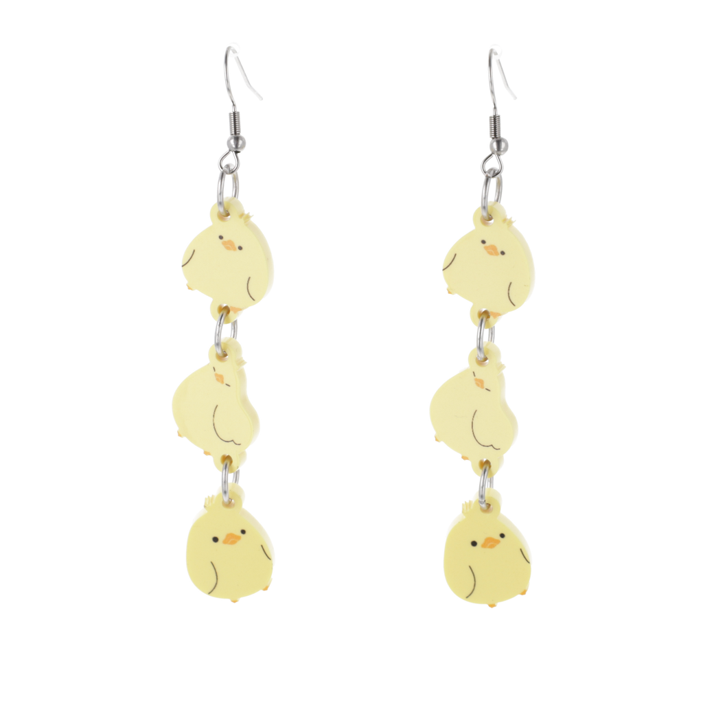 Chick, Chick, Chicken Earrings