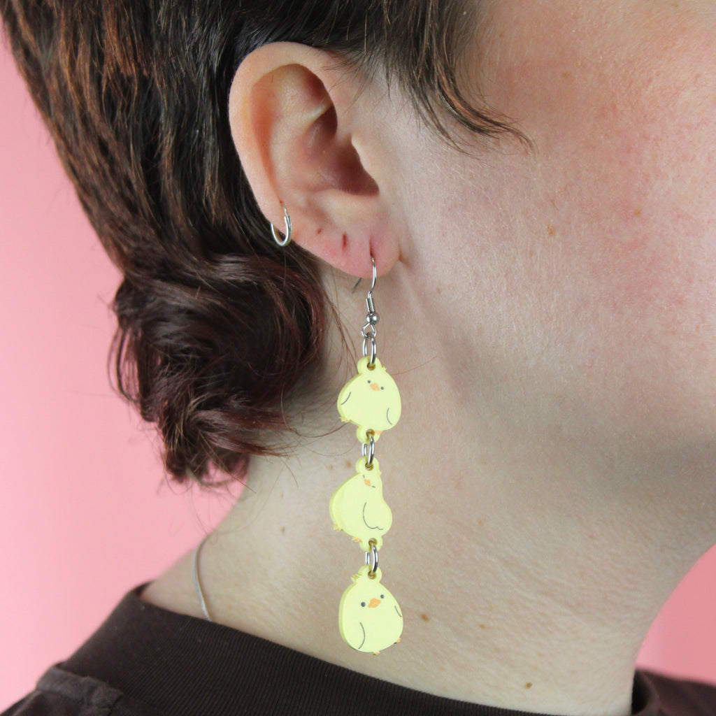 Chick, Chick, Chicken Earrings