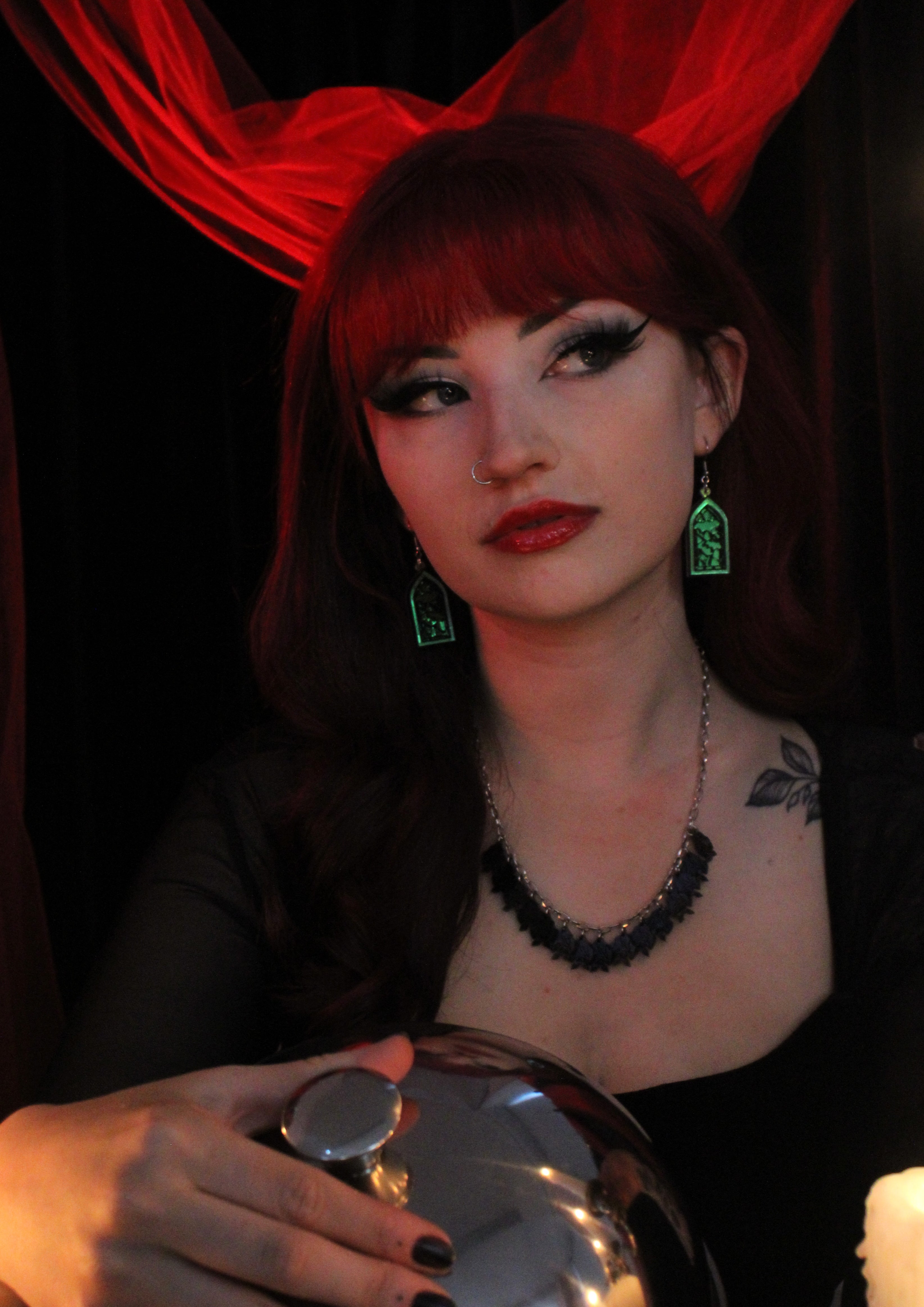 Cauldron Of Bats Charm Necklace