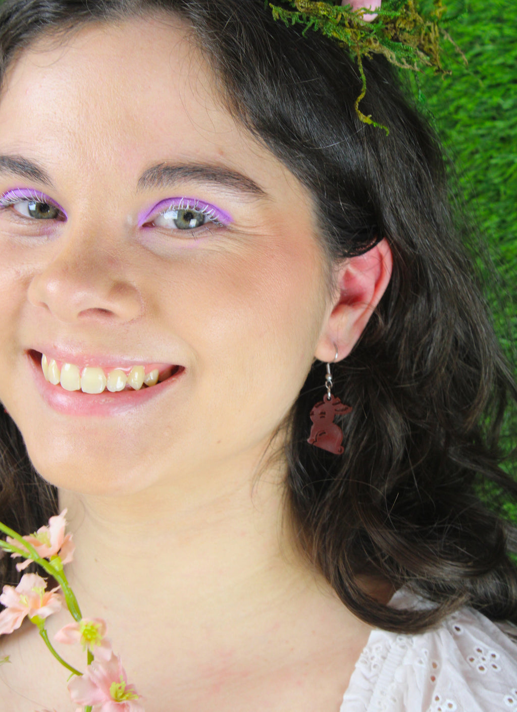 Chocolate Bunny Earrings
