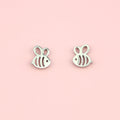 Cartoon Bee Stud Earrings (Stainless Steel)