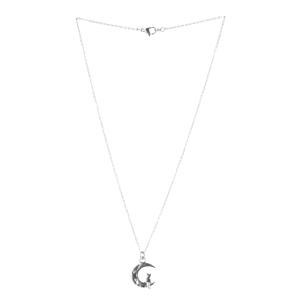 Cat On The Moon Necklace