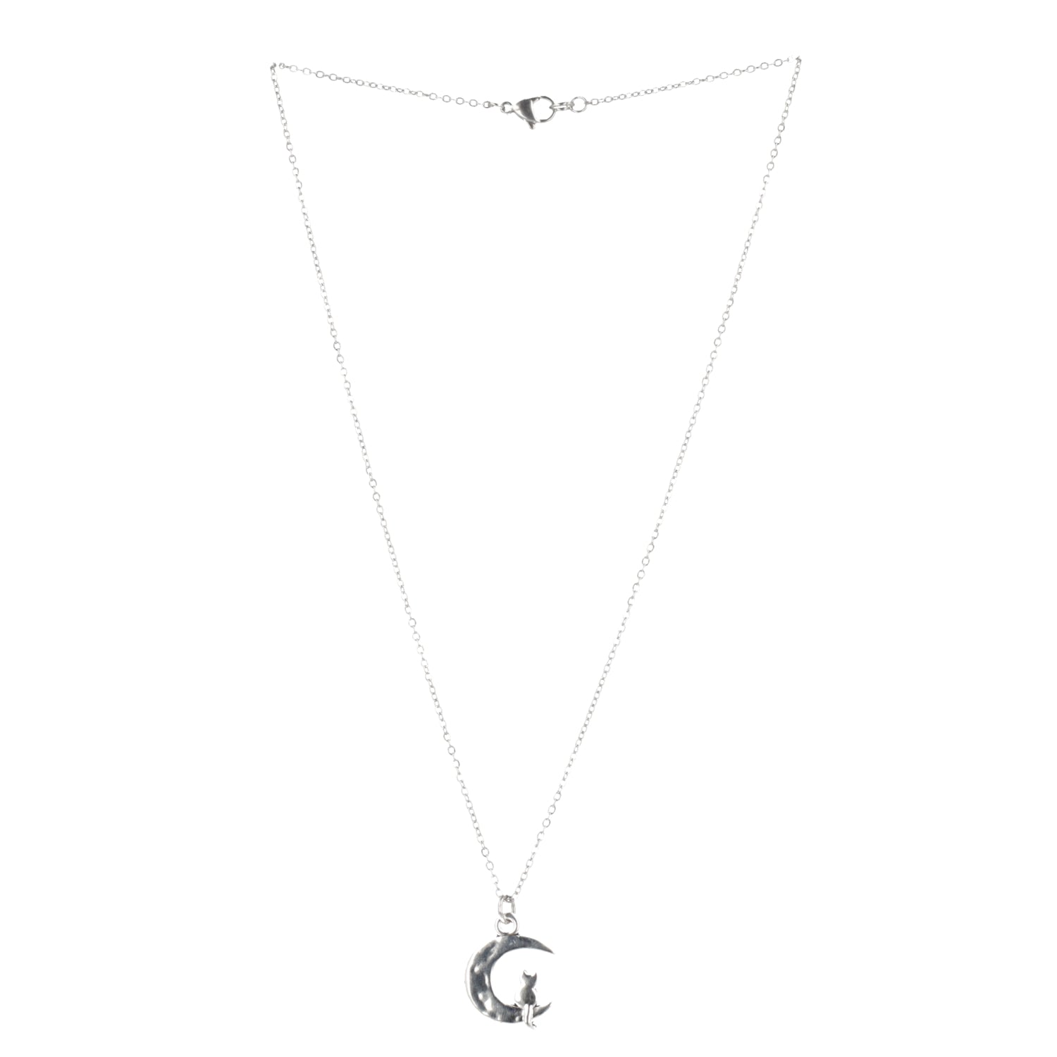 Cat On The Moon Necklace