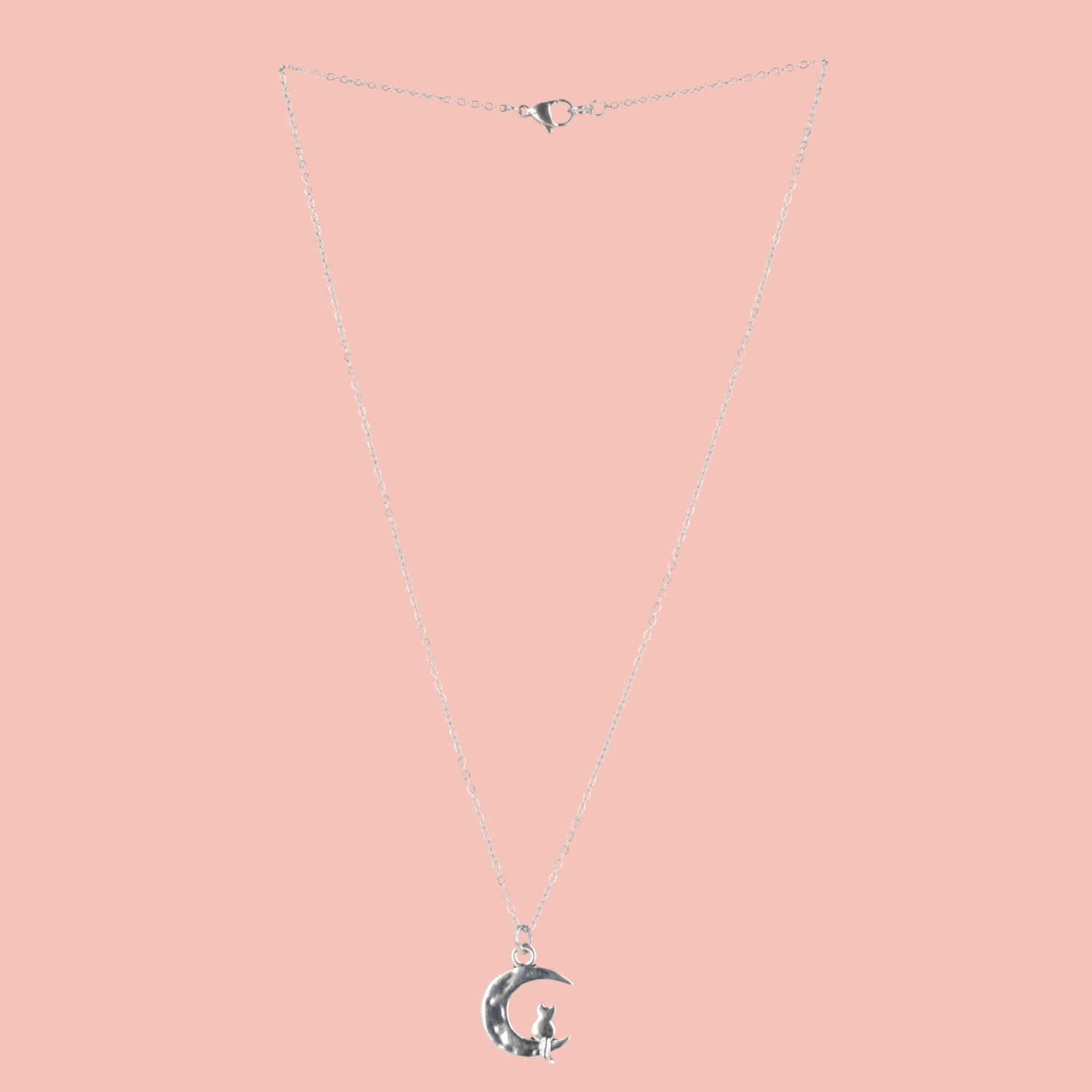 Cat On The Moon Necklace