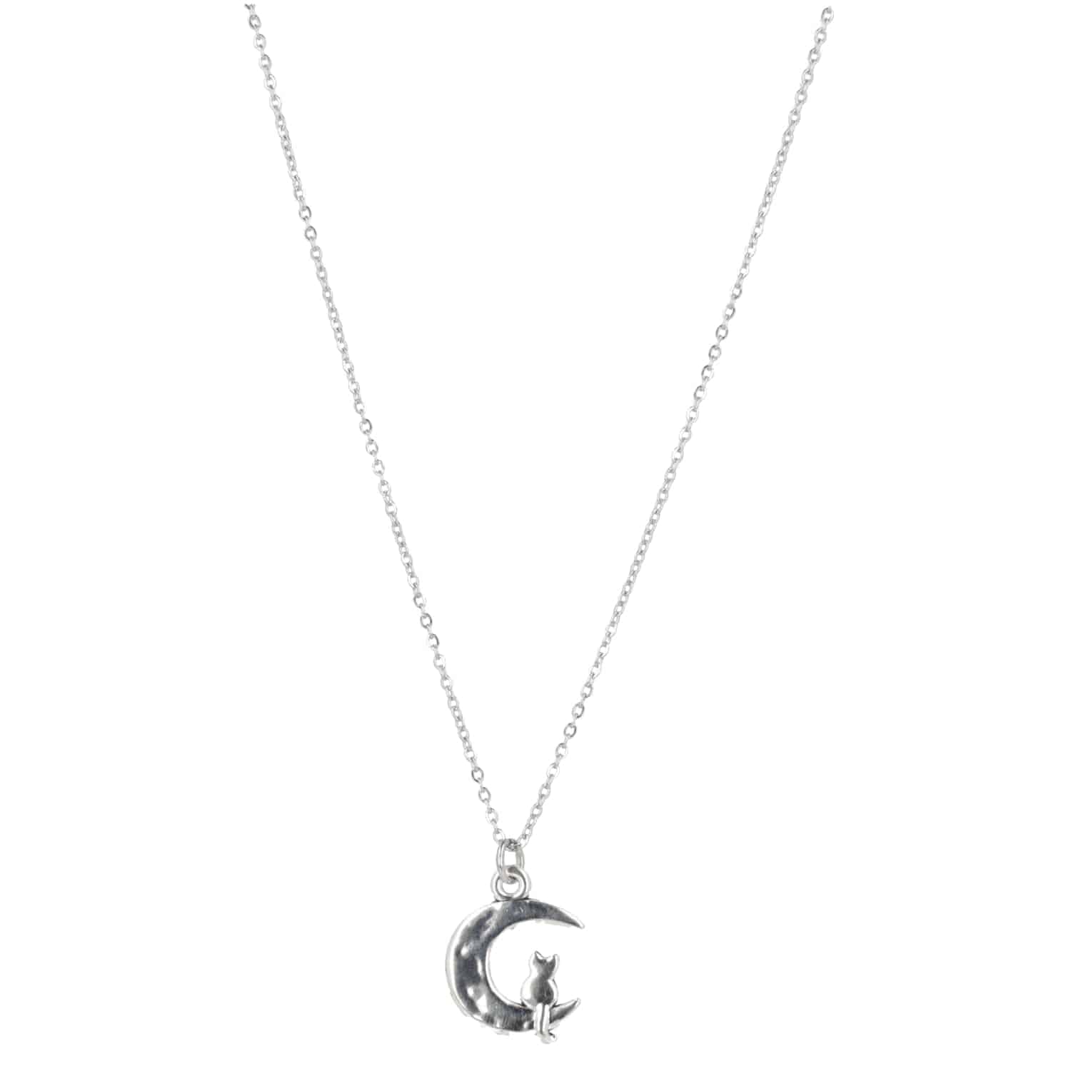 Cat On The Moon Necklace