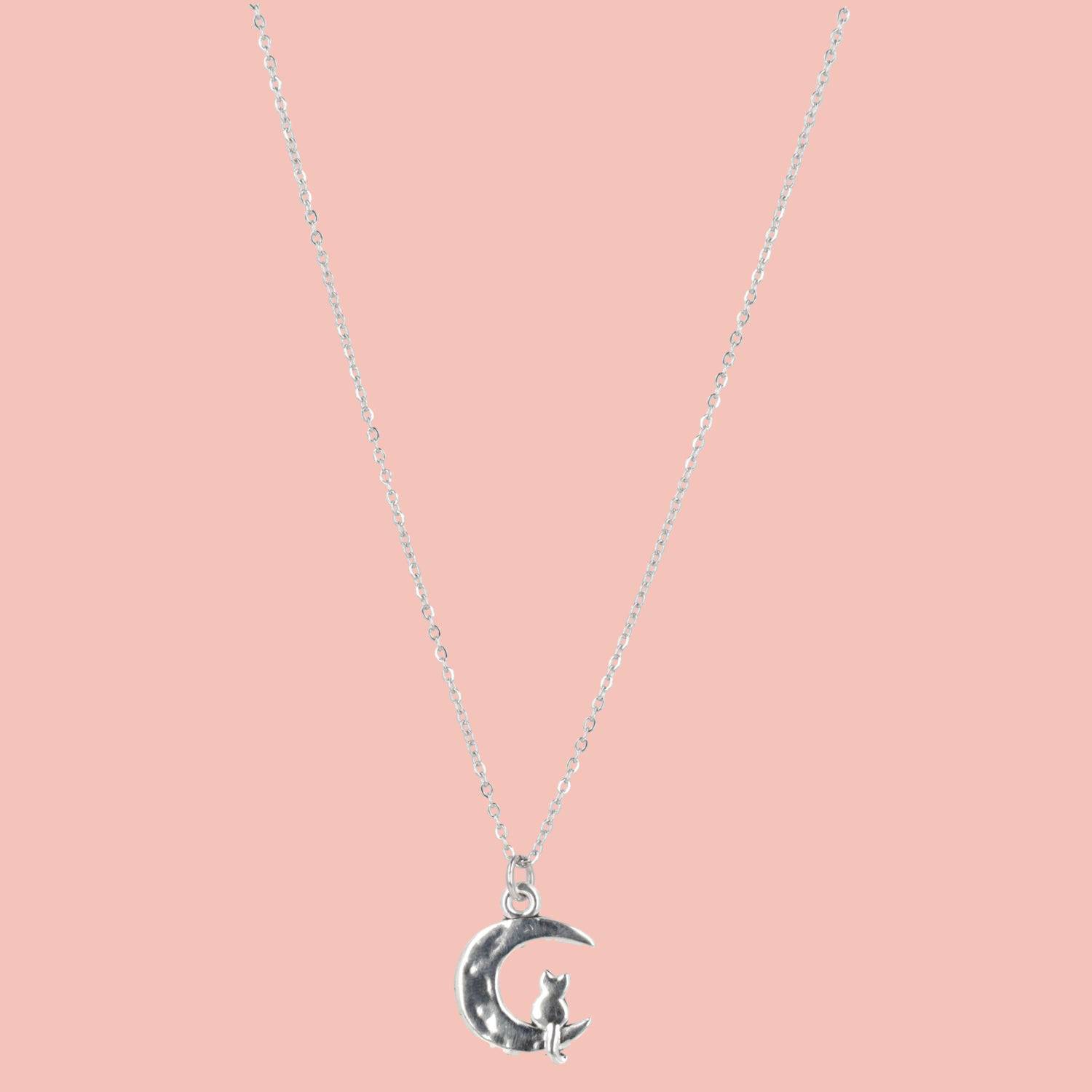 Cat On The Moon Necklace
