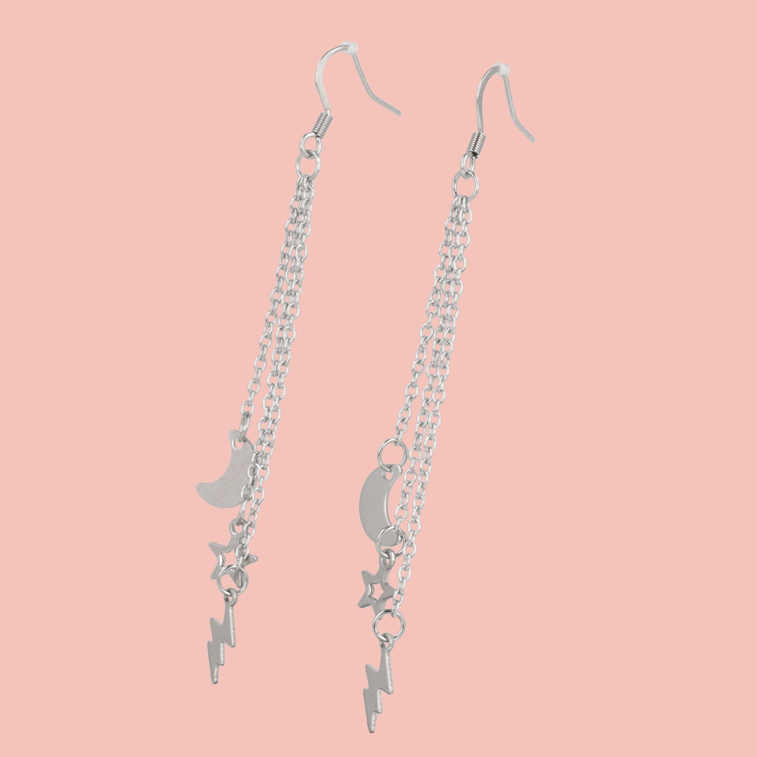 Cascading Cosmic Earrings