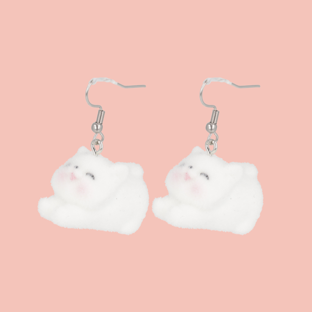 Check Meow-t Cat Earrings