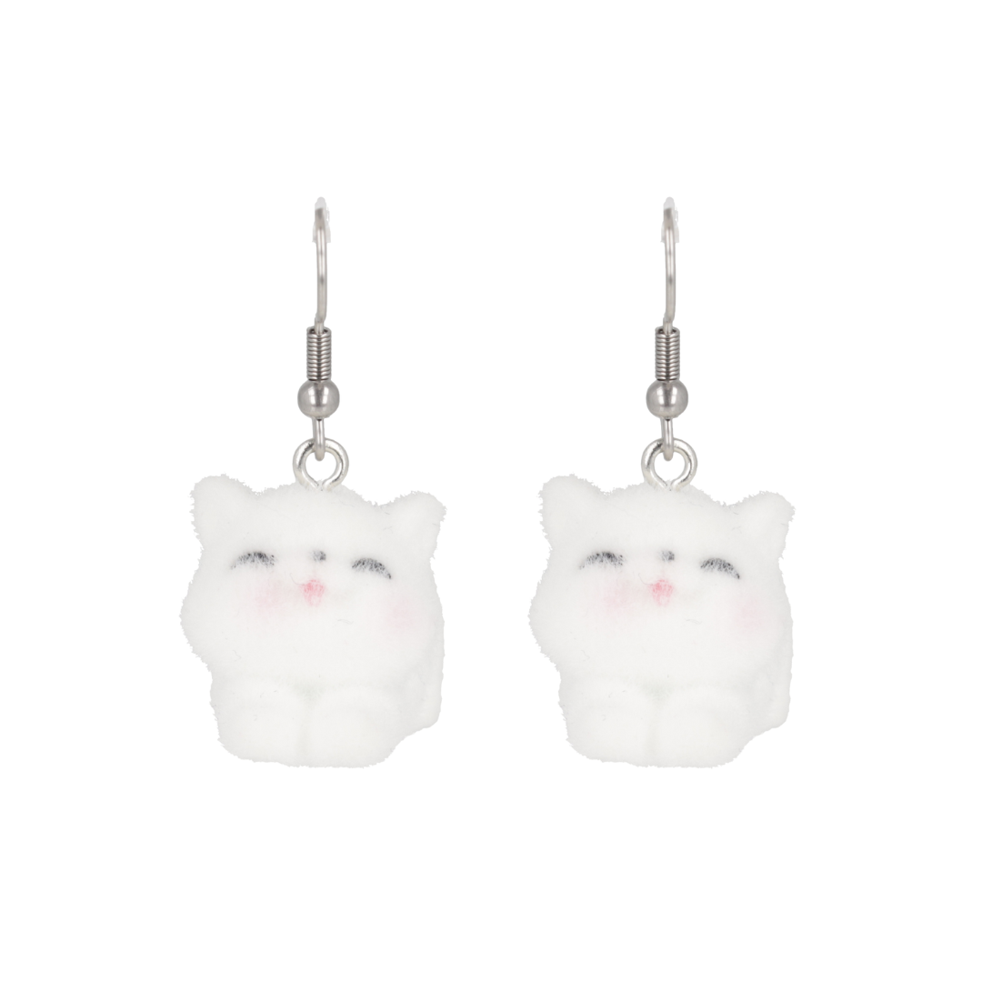 Check Meow-t Cat Earrings