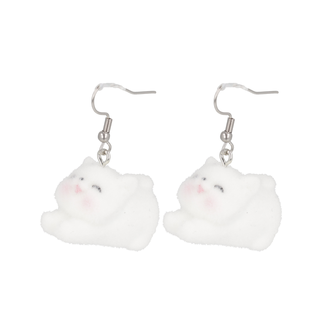 Check Meow-t Cat Earrings