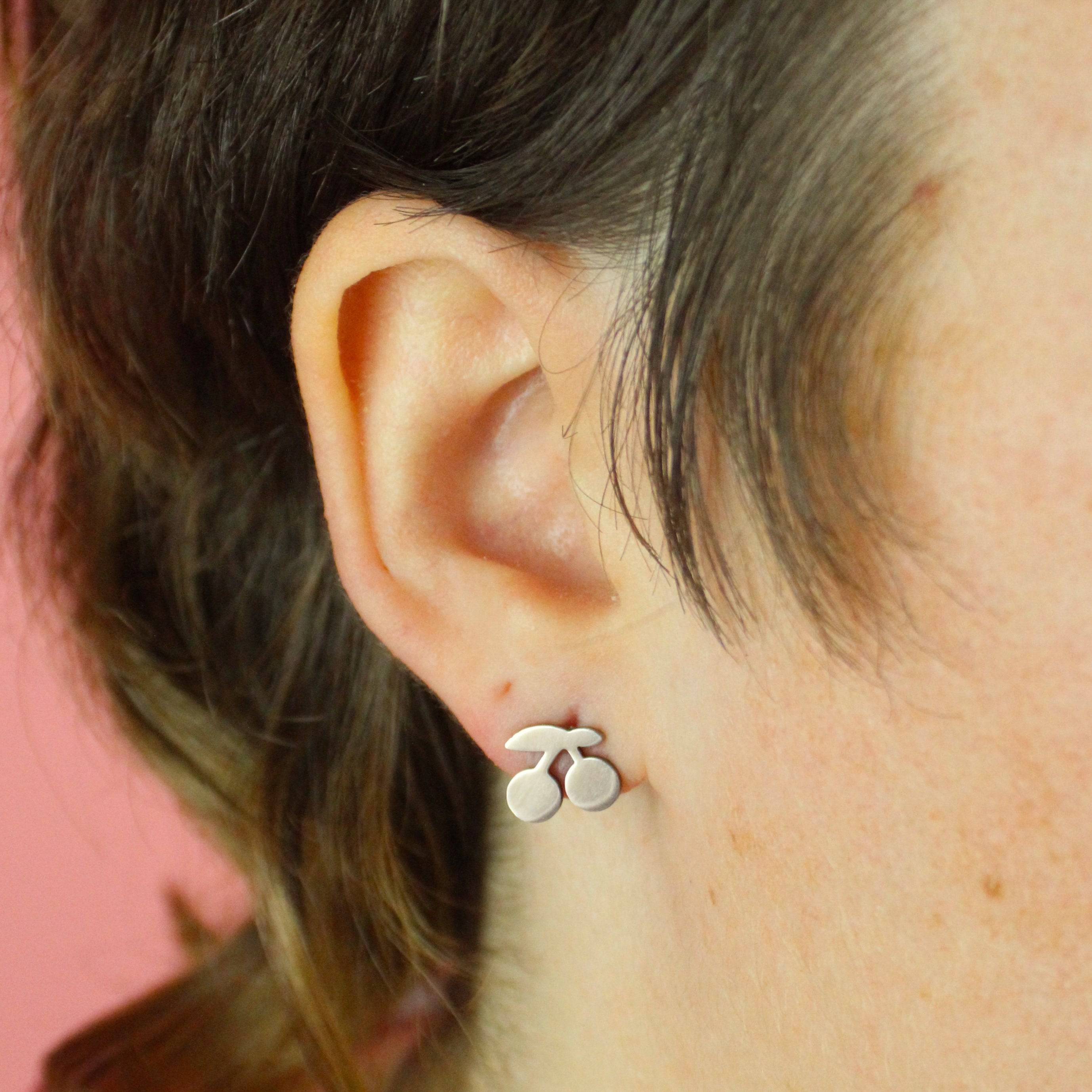 Cherry Stud Earrings