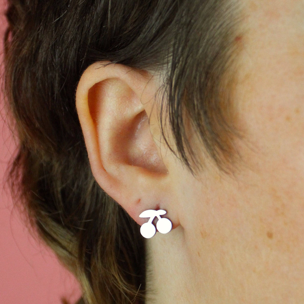Cherry Stud Earrings