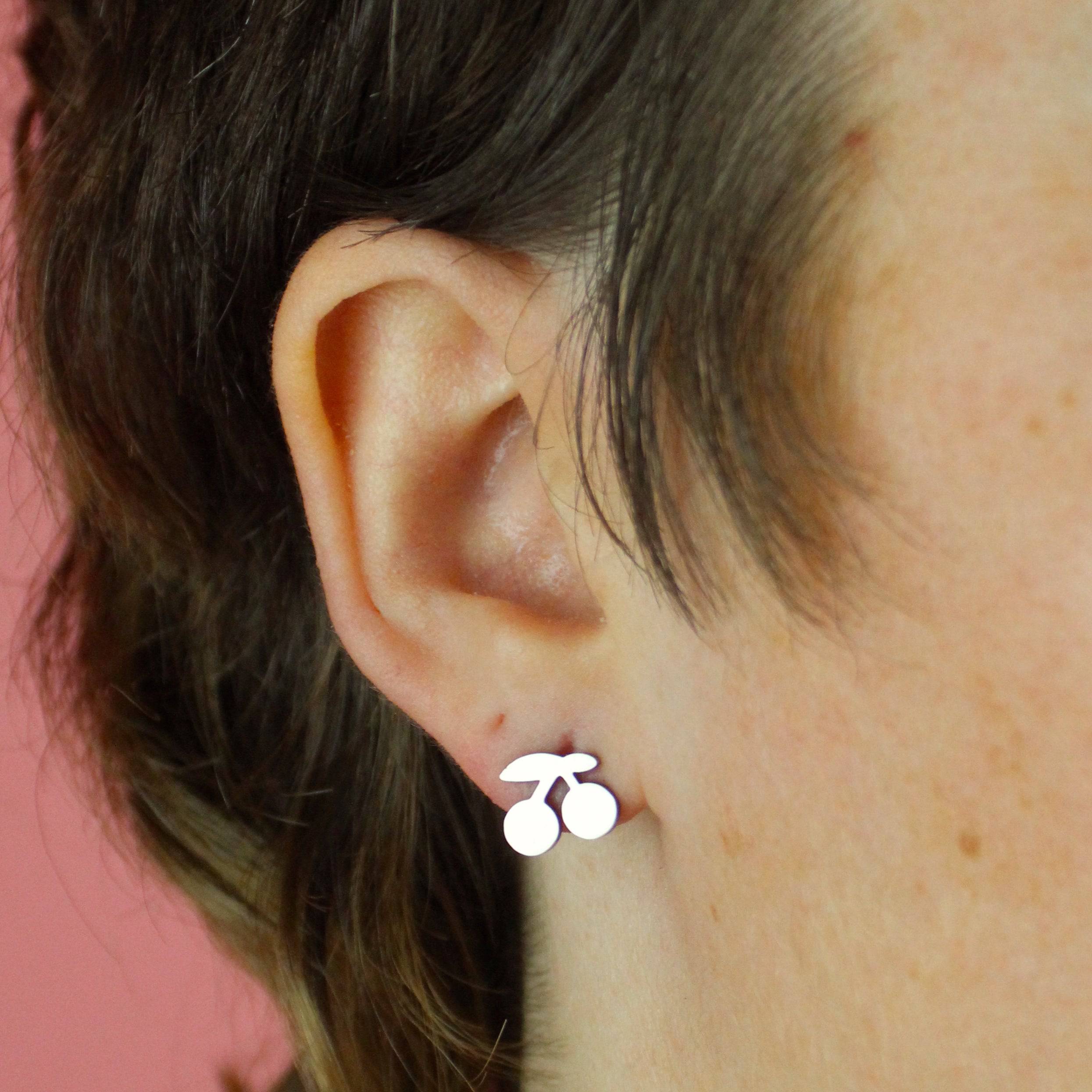 Cherry Stud Earrings