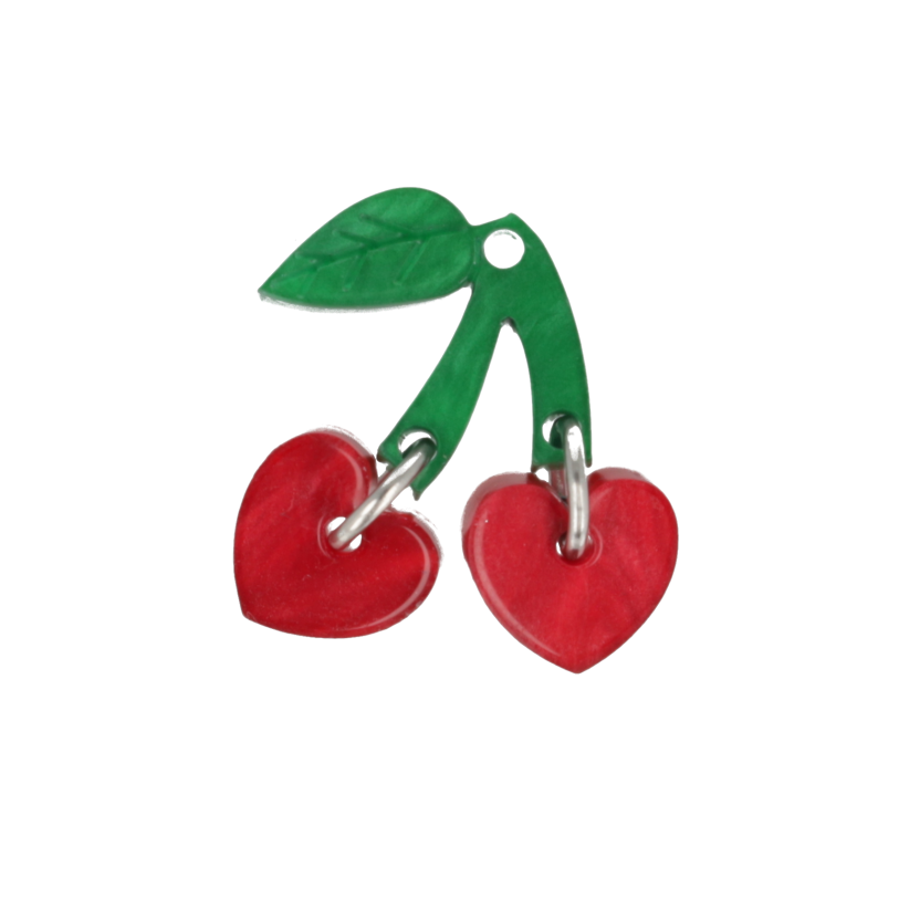 Cherry Love Charm (Red Marble)