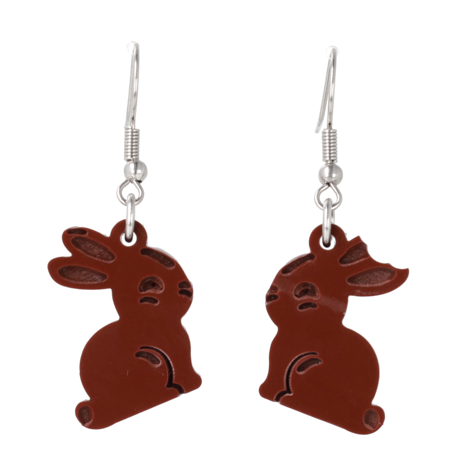 Chocolate Bunny Earrings