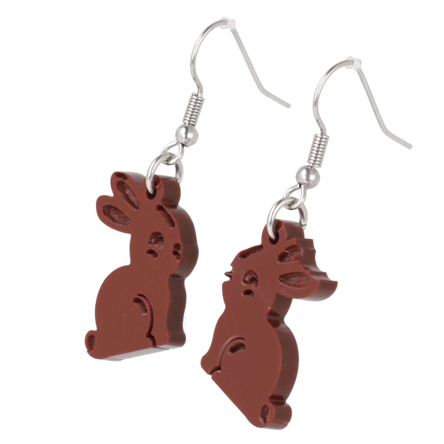 Chocolate Bunny Earrings