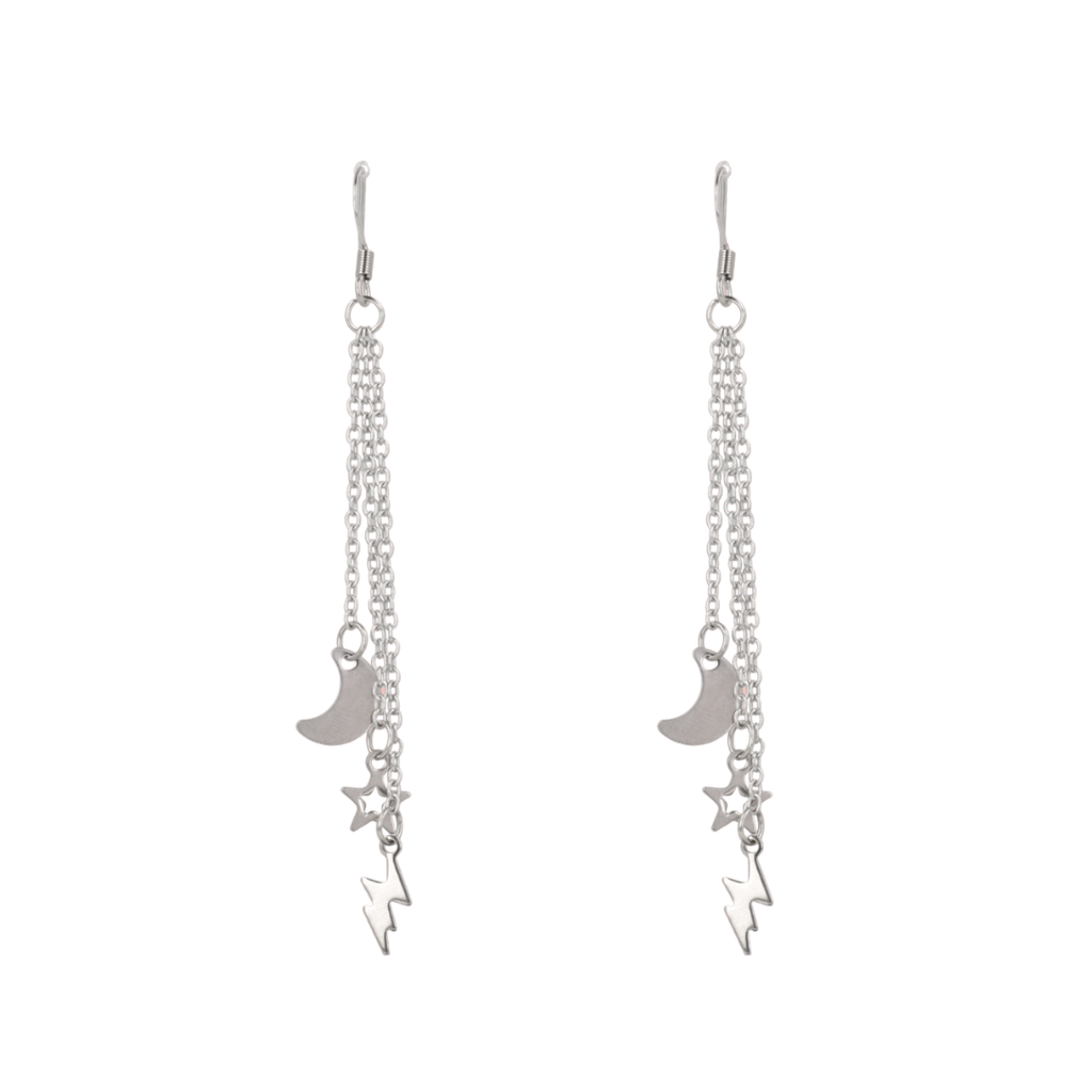 Cascading Cosmic Earrings